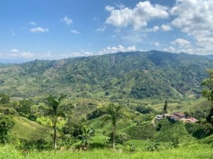 Mountain views. Pereira, Colombia.