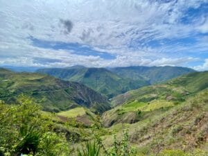 Mountain view. Popayan, Colombia.