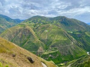 Mountain view. Popayan, Colombia.