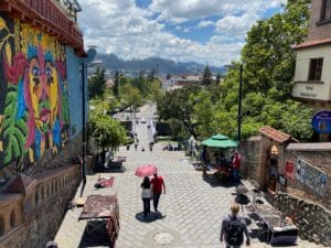 Street scene. Cuenca, Ecuador.