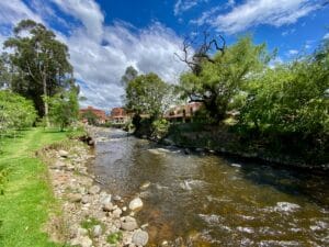 River. Cuenca, Ecuador.