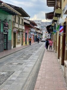 Street scene. Loja, Ecuador.